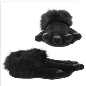 Gorilla slippers!